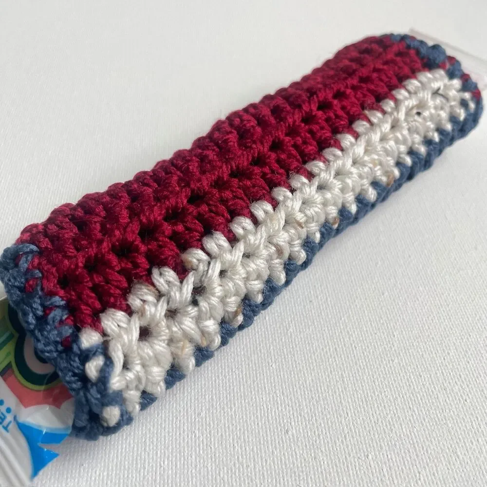 🍦 Handmade Crochet Ice Pop Sleeves – No More Cold Hands! (Multiple Colors)